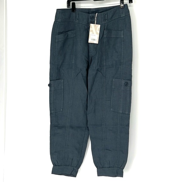 Wrap London Pants - Wrap London NWT women’s cuffed linen pants 8